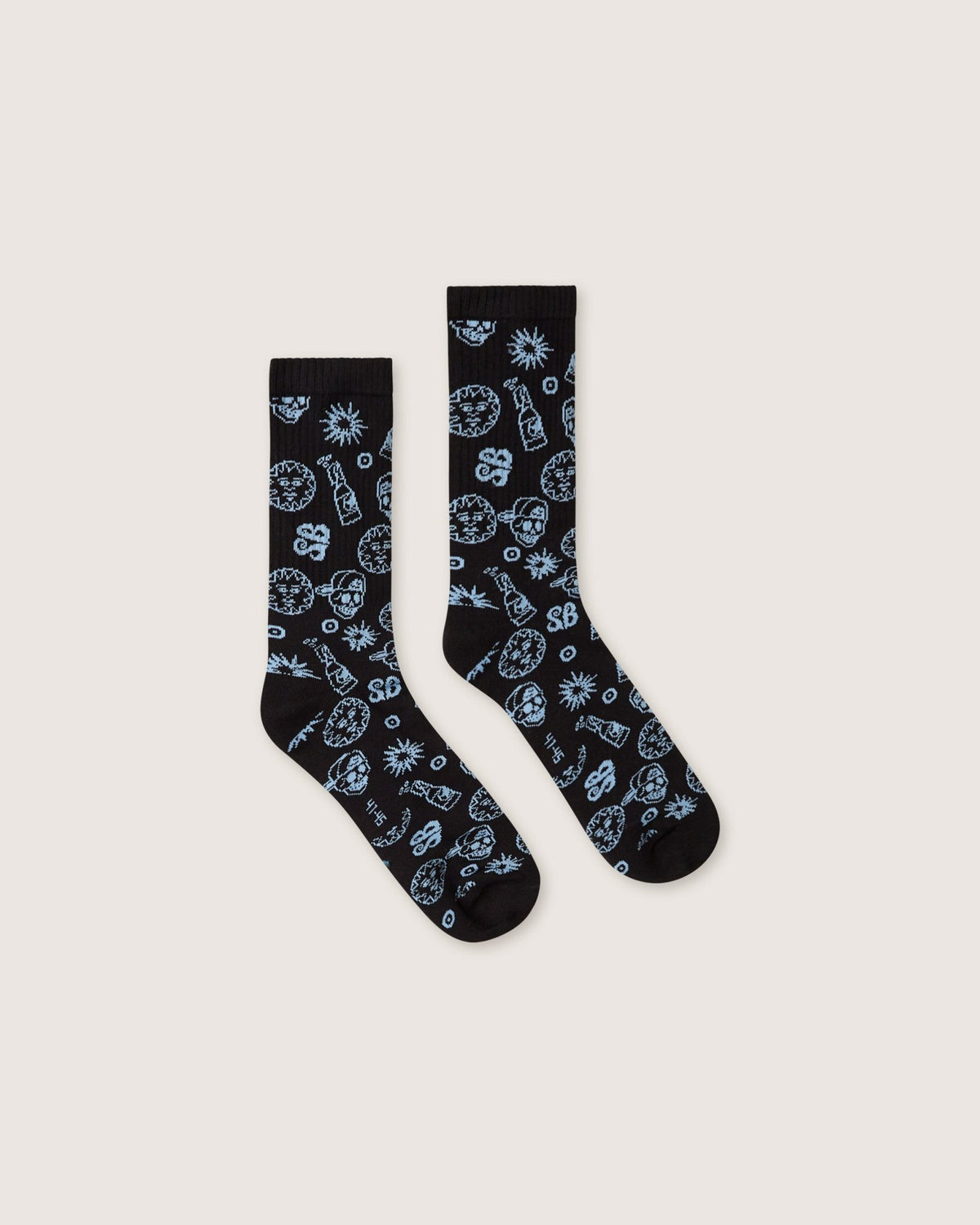 Calze mid jacquard "SB Sketched" - Scorpion Bay