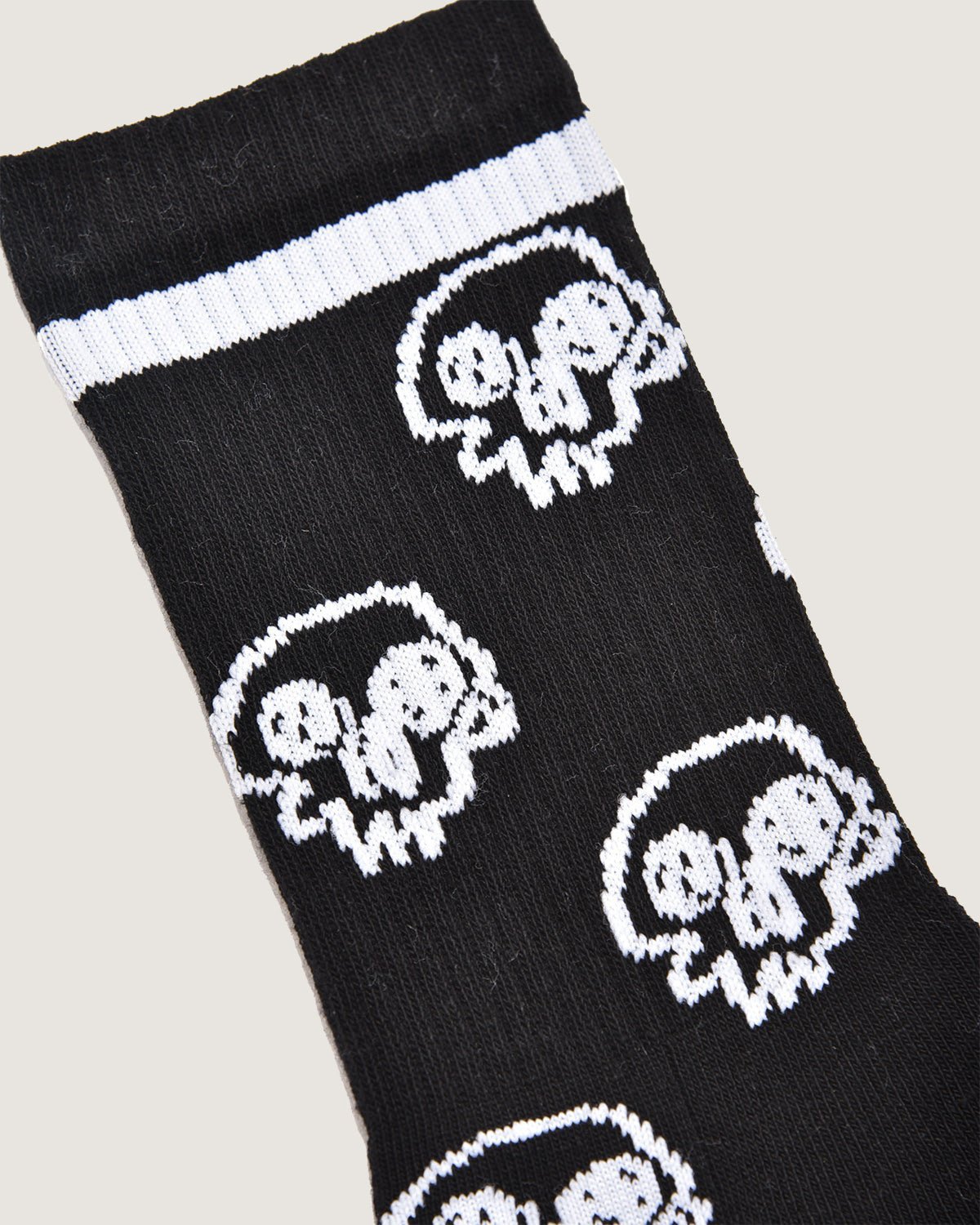 Calze mid jacquard "Sketched Skulls" - Scorpion Bay