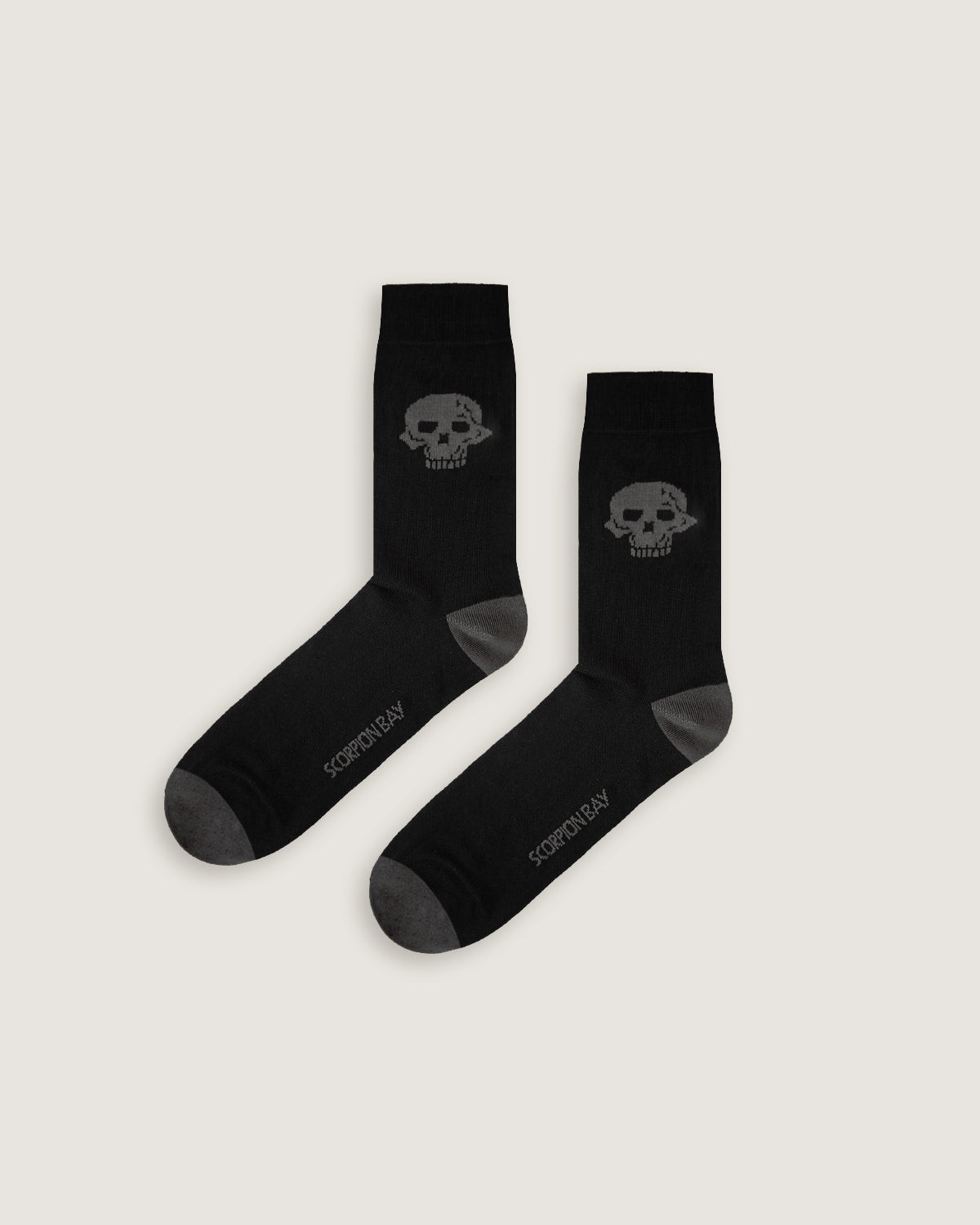 Calze mid jacquard "Skull" - Scorpion Bay