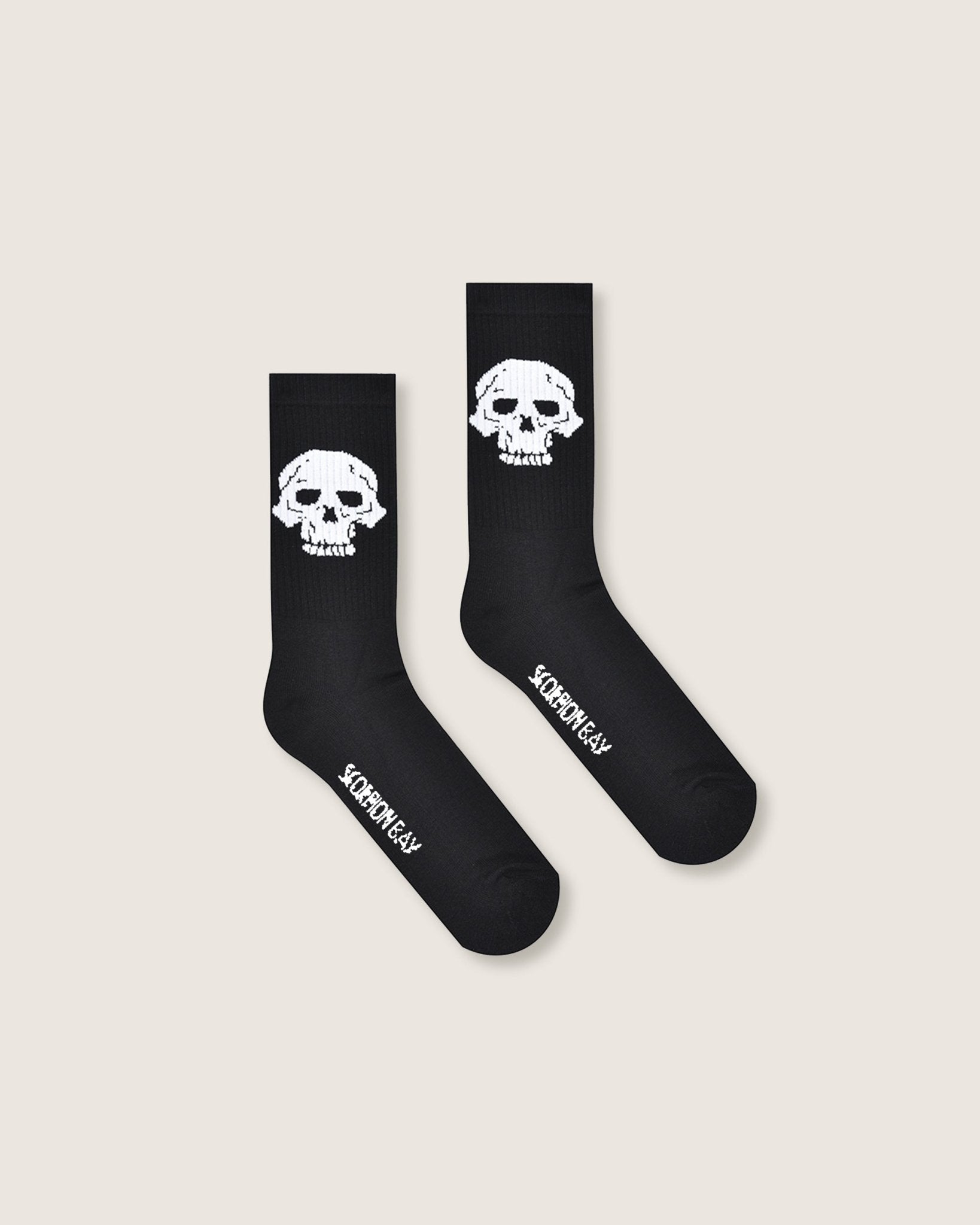 Calze mid jacquard "Skull" - Scorpion Bay