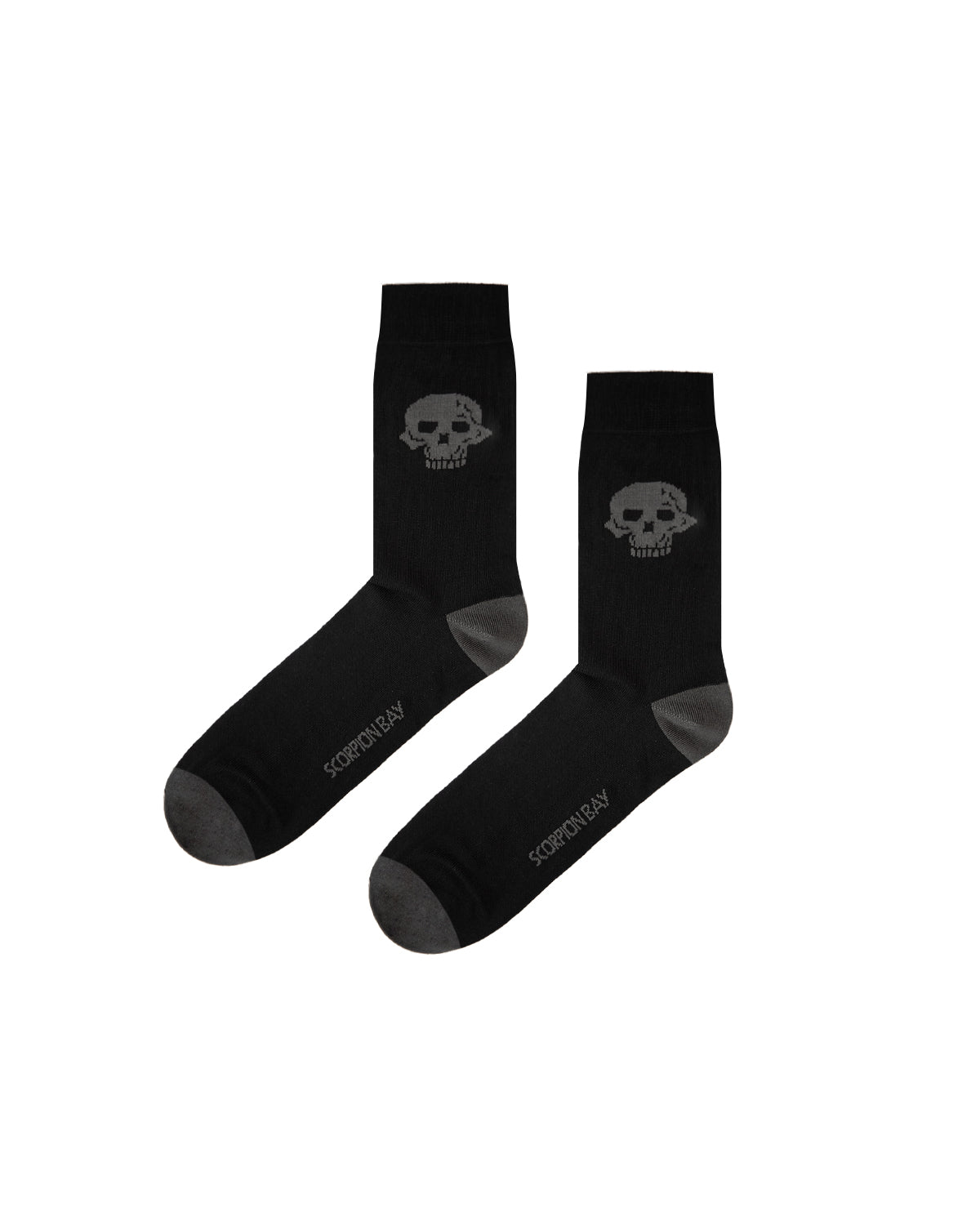 Calze mid jacquard "Skull" - Scorpion Bay