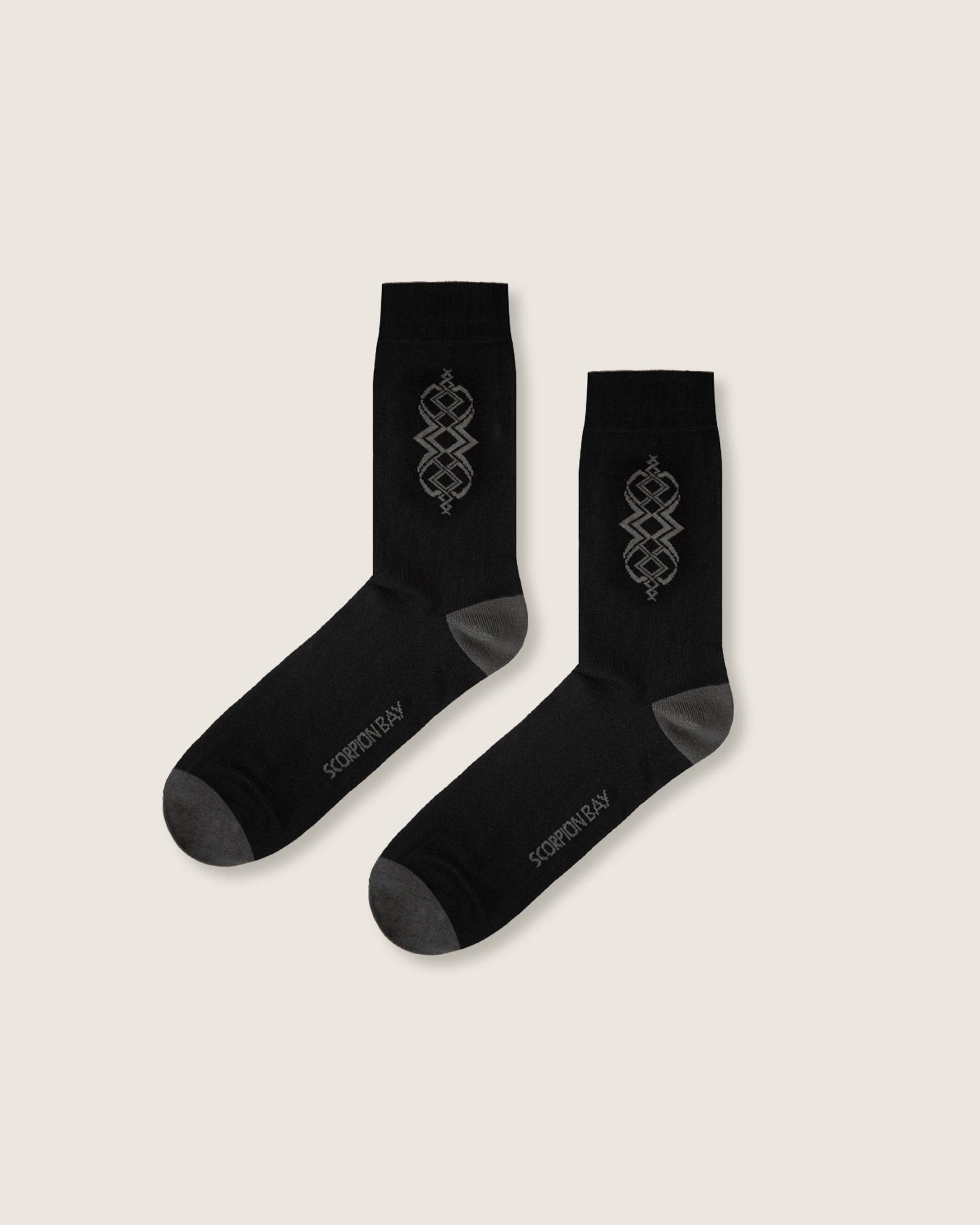 Calze mid jacquard "Tribal" - Scorpion Bay