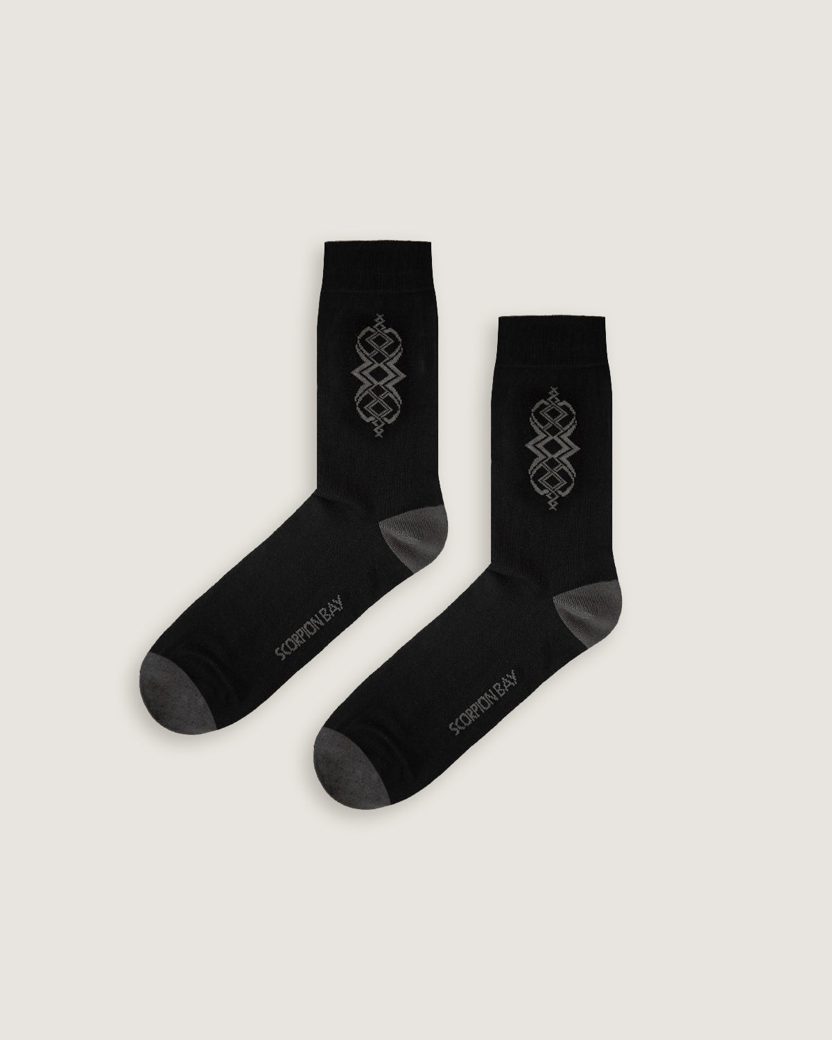 Calze mid jacquard "Tribal" - Scorpion Bay