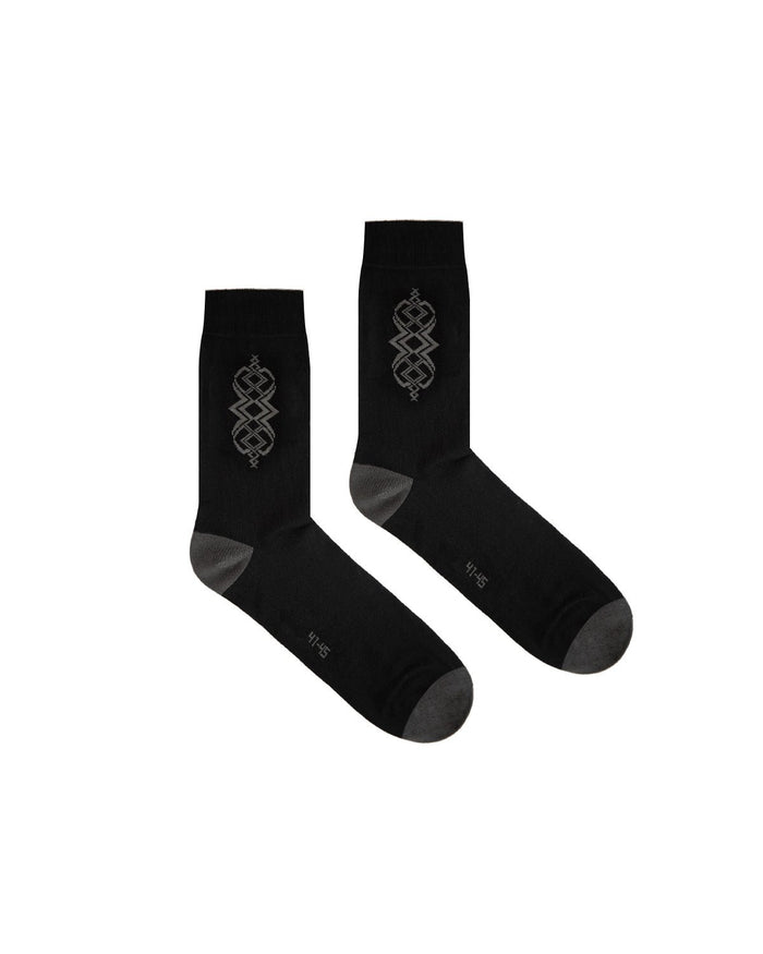 Calze mid jacquard "Tribal" - Scorpion Bay