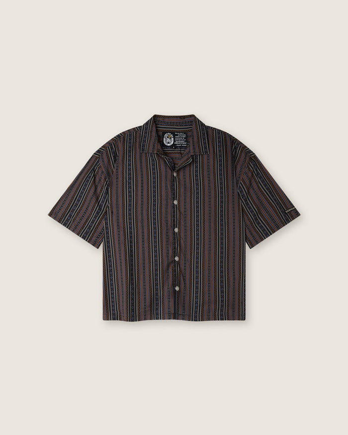 Camicia boxy "Stripes Mariachi" uomo - Scorpion Bay