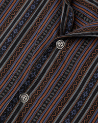 Camicia boxy "Stripes Mariachi" uomo - Scorpion Bay
