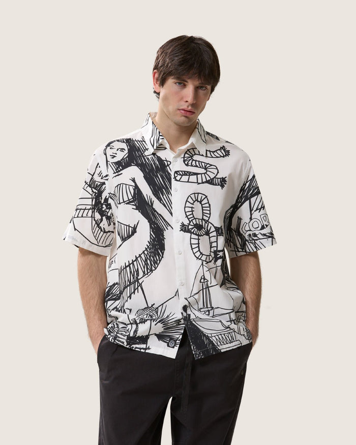 Camicia over "Bastante Temas" uomo - Scorpion Bay