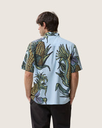 Camicia over "Mazorca Y Flores" uomo - Scorpion Bay