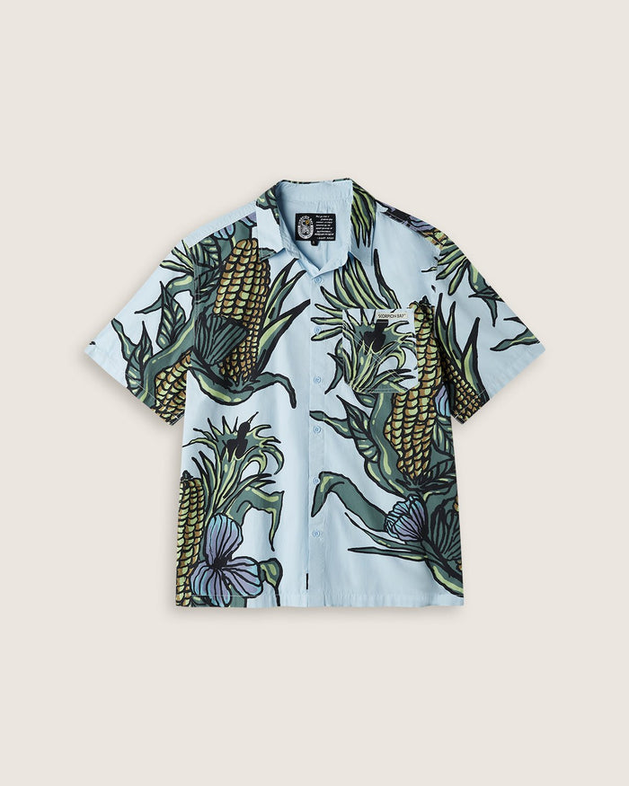 Camicia over "Mazorca Y Flores" uomo - Scorpion Bay