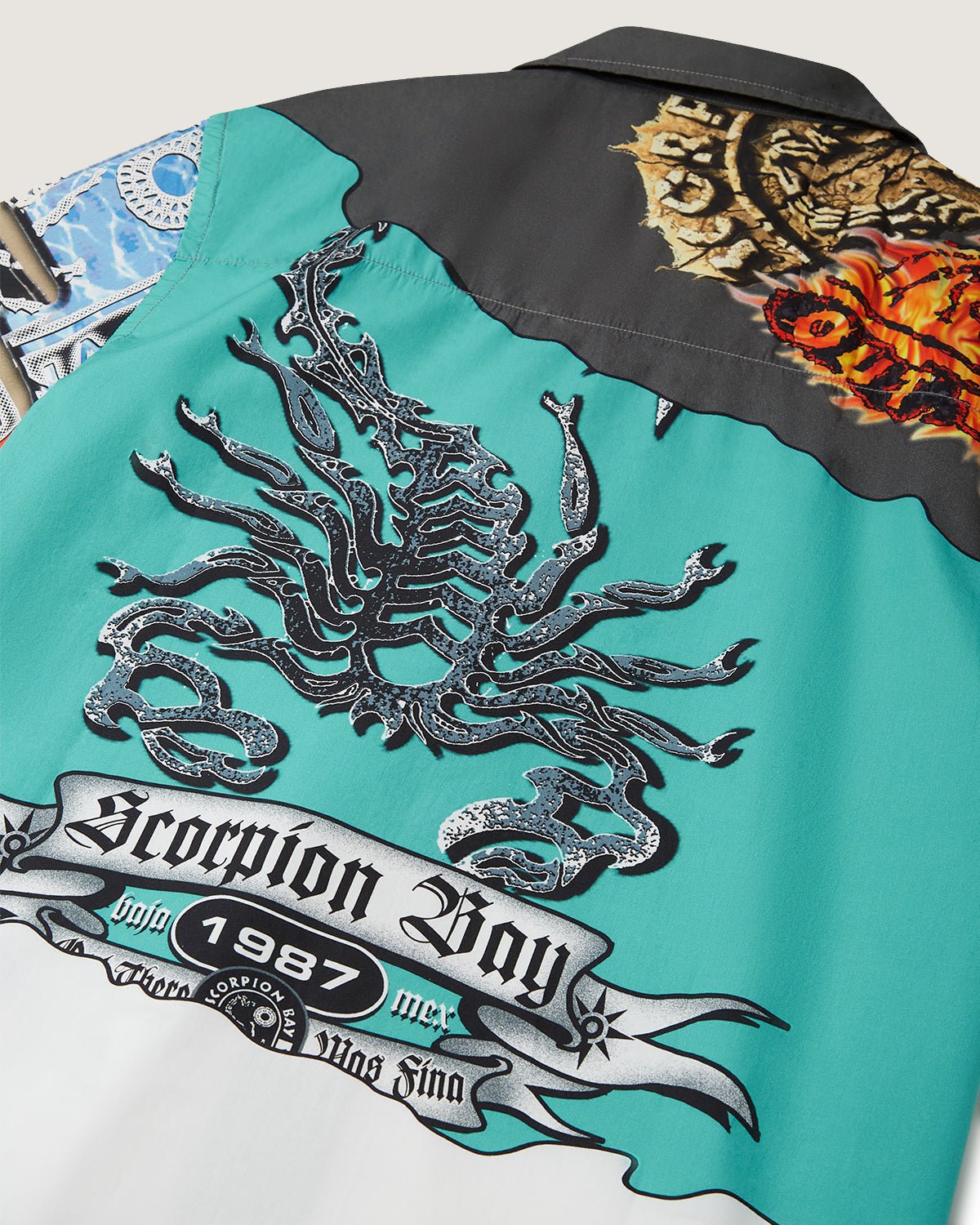 Camicia stampata "Back to the Bay" uomo - Scorpion Bay