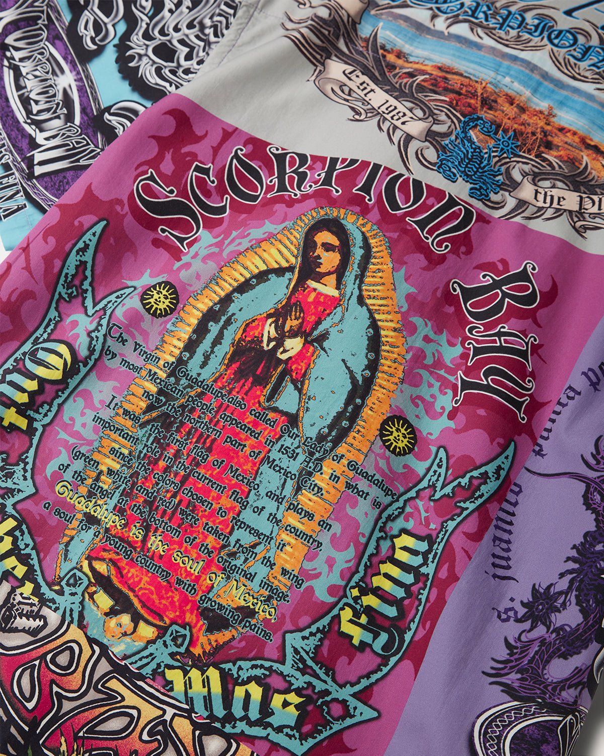 Camicia stampata "Guadalupe" uomo - Scorpion Bay