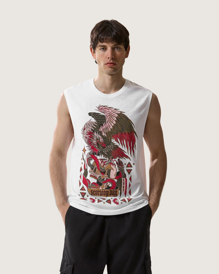 Canotta stampata "Hasta 1987" uomo - Scorpion Bay