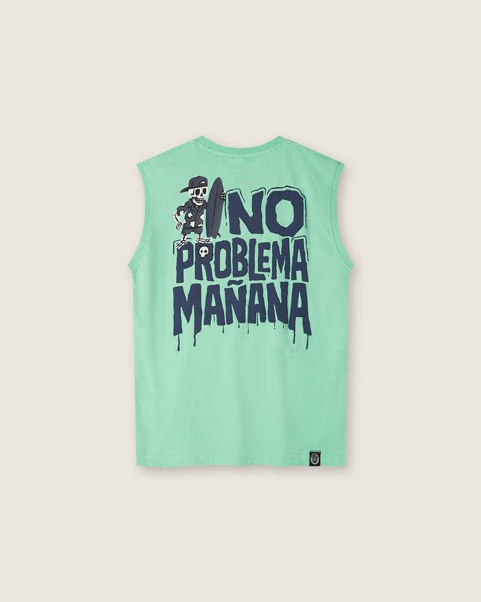 Canotta stampata "No Problema Manana" bambino - Scorpion Bay