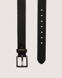 Cintura in pelle con logo impresso e lettering in metallo - Scorpion Bay