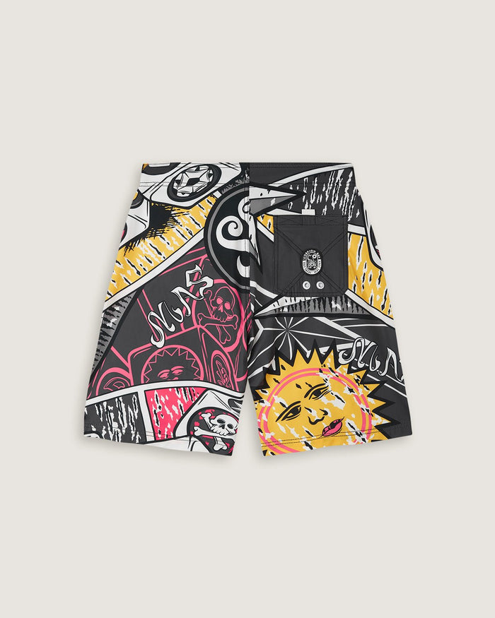 Costume board short stampato all over "Roll The Dados" uomo - Scorpion Bay