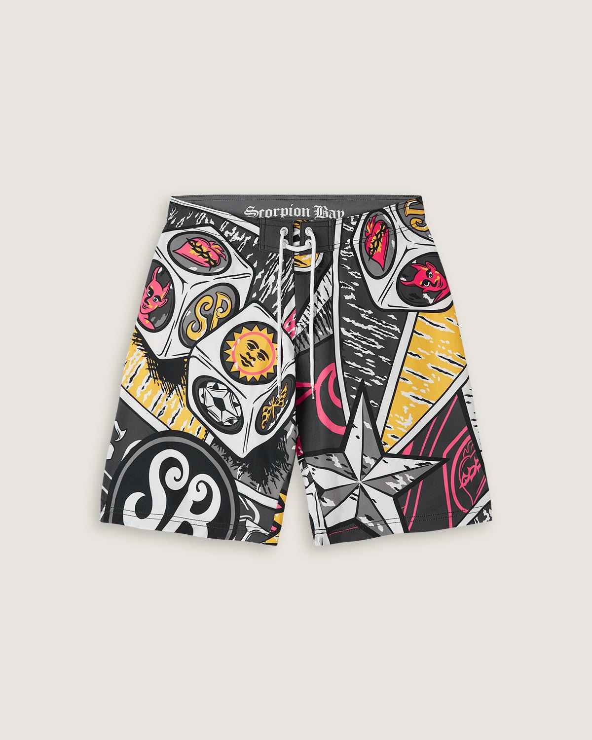 Costume board short stampato all over "Roll The Dados" uomo - Scorpion Bay