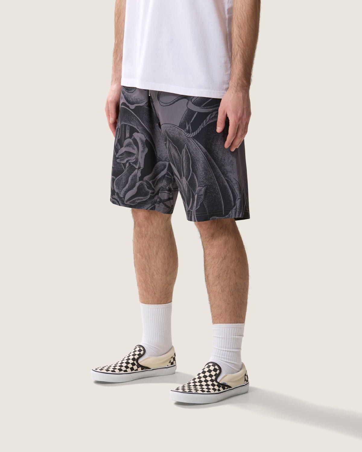 Costume board short stampato all over "Snake & Flowers" uomo - Scorpion Bay
