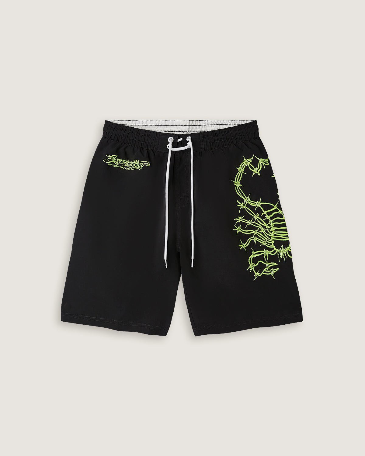 Costume jam con ricami e stampa water sensitive "Aztec Symbols" uomo - Scorpion Bay
