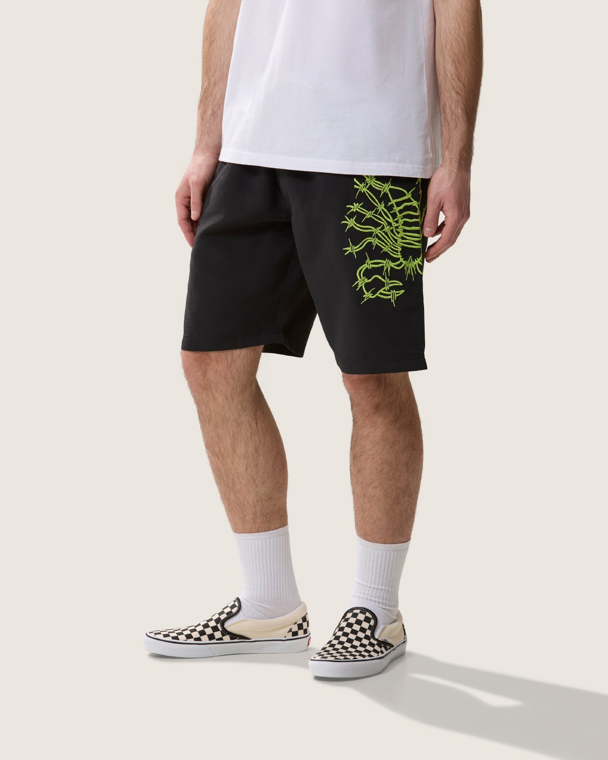 Costume jam con ricami e stampa water sensitive "Aztec Symbols" uomo - Scorpion Bay