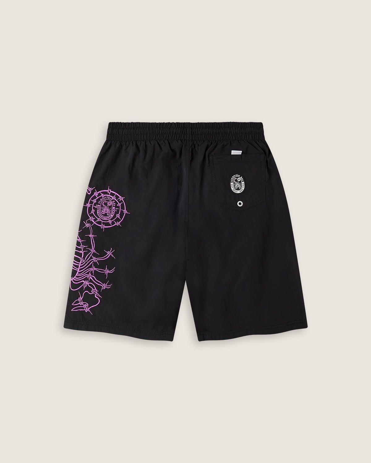 Costume jam con ricami e stampa water sensitive "Scorpion Symbols" uomo - Scorpion Bay