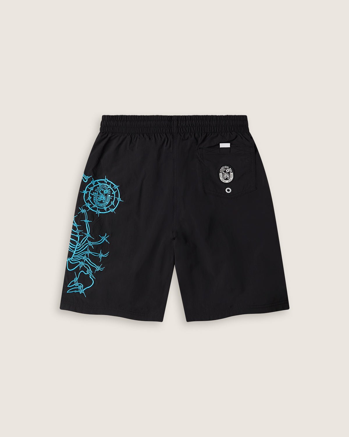Costume jam con ricami e stampa water sensitive "Scorpion Symbols" uomo - Scorpion Bay
