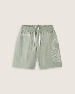 Costume jam con ricami e stampa water sensitive "Scorpion Symbols" uomo - Scorpion Bay