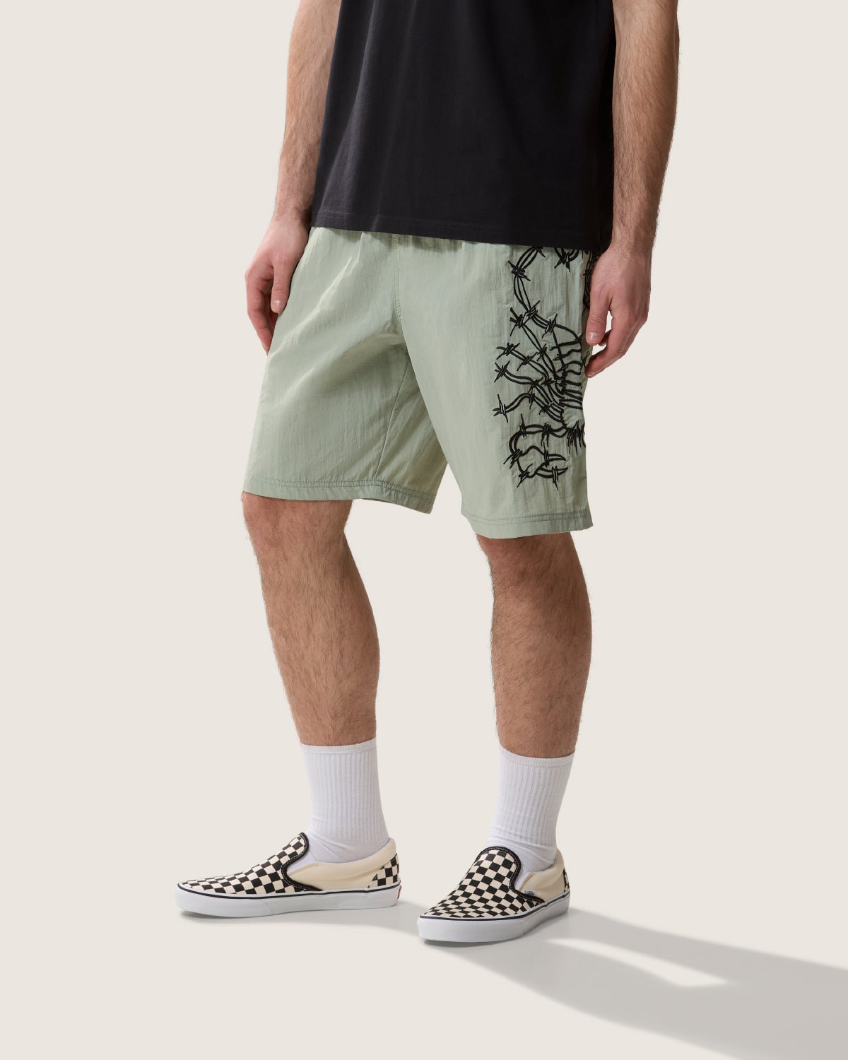 Costume jam con ricami e stampa water sensitive "Scorpion Symbols" uomo - Scorpion Bay