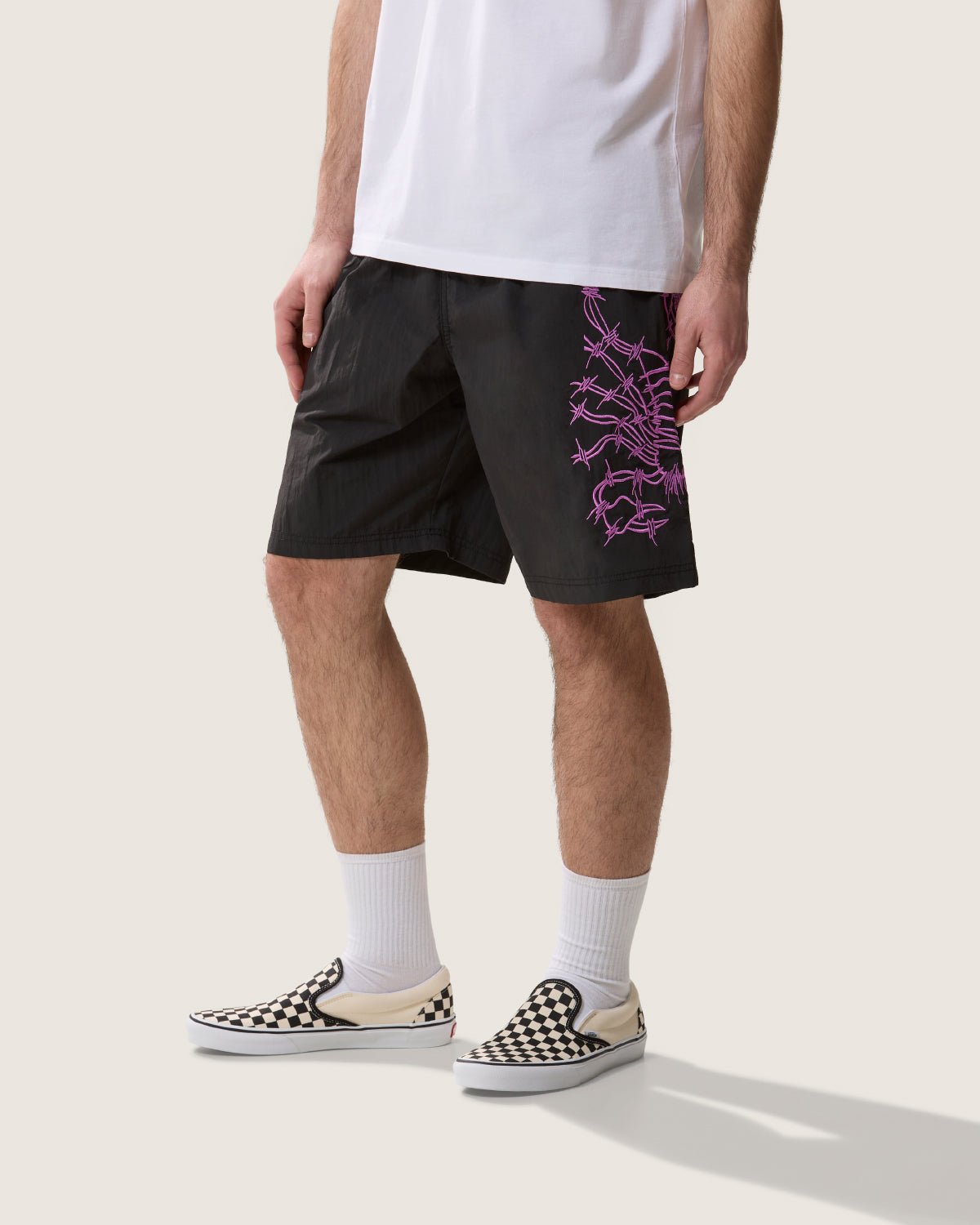 Costume jam con ricami e stampa water sensitive "Scorpion Symbols" uomo - Scorpion Bay