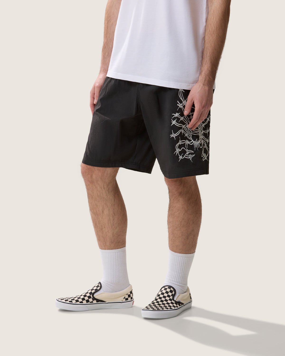 Costume jam con ricami e stampa water sensitive "Scorpion Symbols" uomo - Scorpion Bay