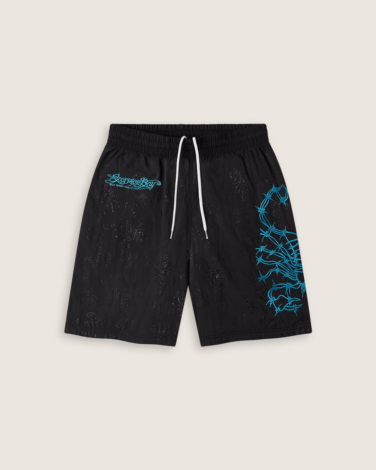 Costume jam con ricami e stampa water sensitive "Scorpion Symbols" uomo - Scorpion Bay