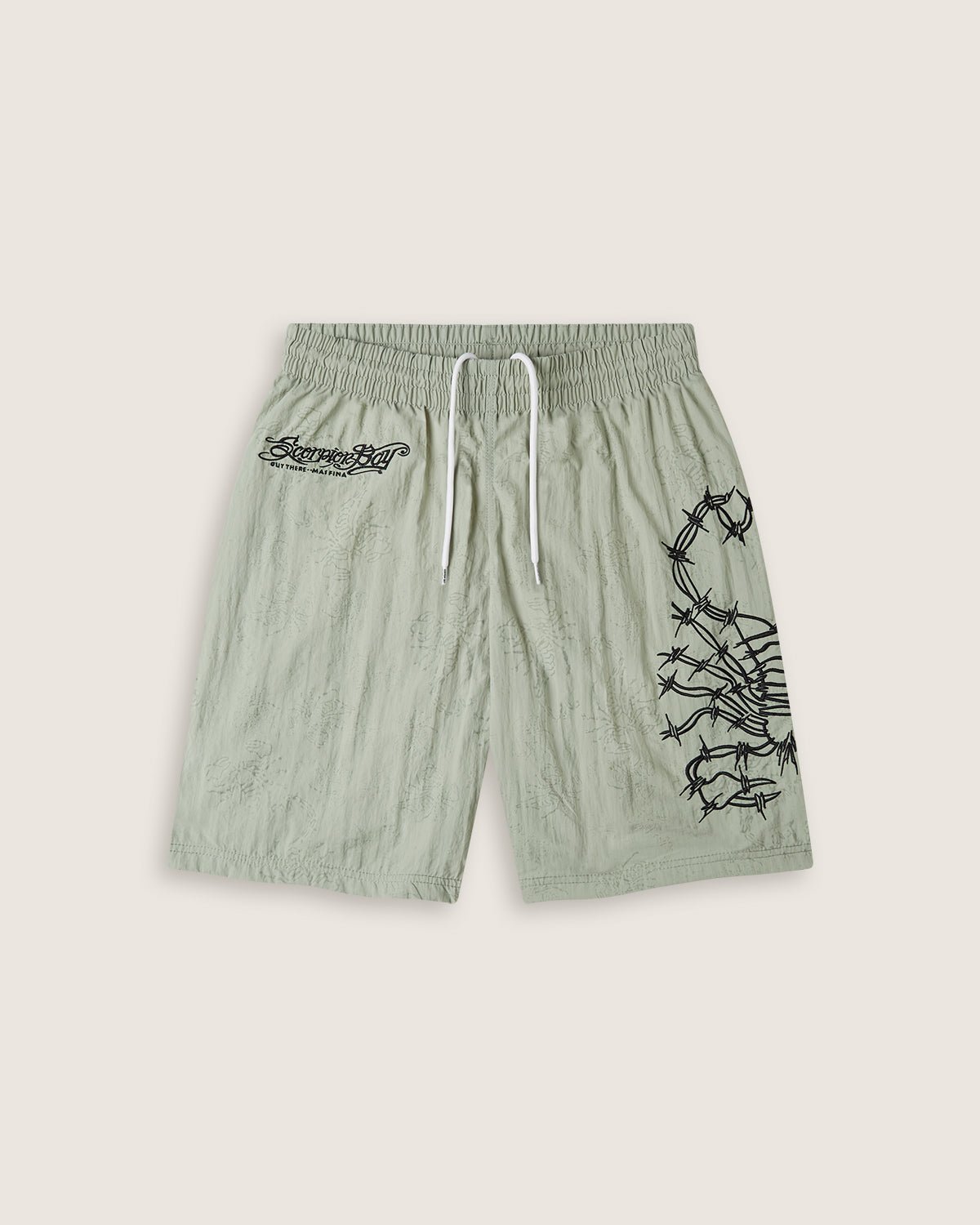 Costume jam con ricami e stampa water sensitive "Scorpion Symbols" uomo - Scorpion Bay