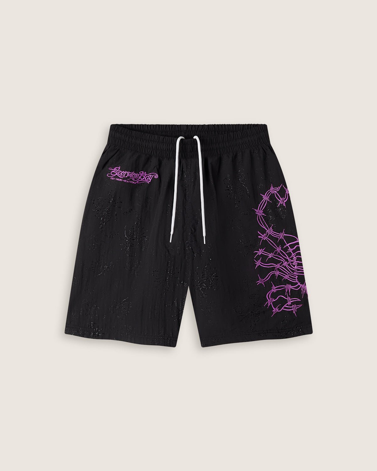 Costume jam con ricami e stampa water sensitive "Scorpion Symbols" uomo - Scorpion Bay
