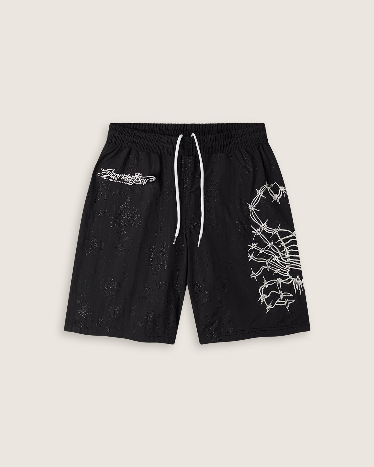 Costume jam con ricami e stampa water sensitive "Scorpion Symbols" uomo - Scorpion Bay