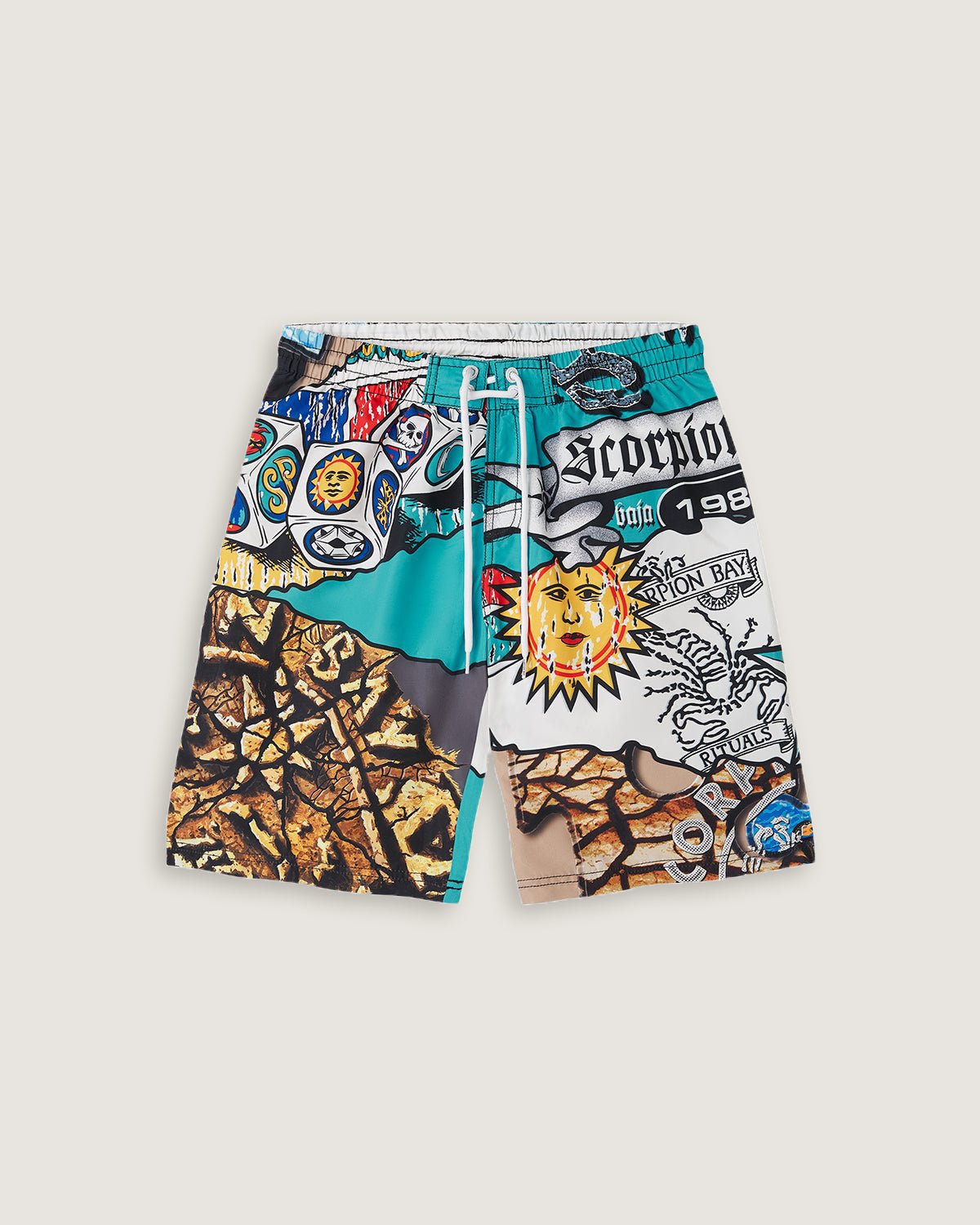 Costume jam con stampa all over "Back to the Bay" uomo - Scorpion Bay