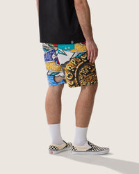 Costume jam con stampa all over "Back to the Bay" uomo - Scorpion Bay