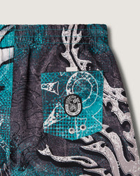 Costume jam con stampa all over "Blason" uomo - Scorpion Bay