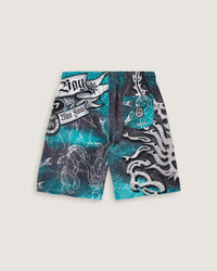 Costume jam con stampa all over "Blason" uomo - Scorpion Bay