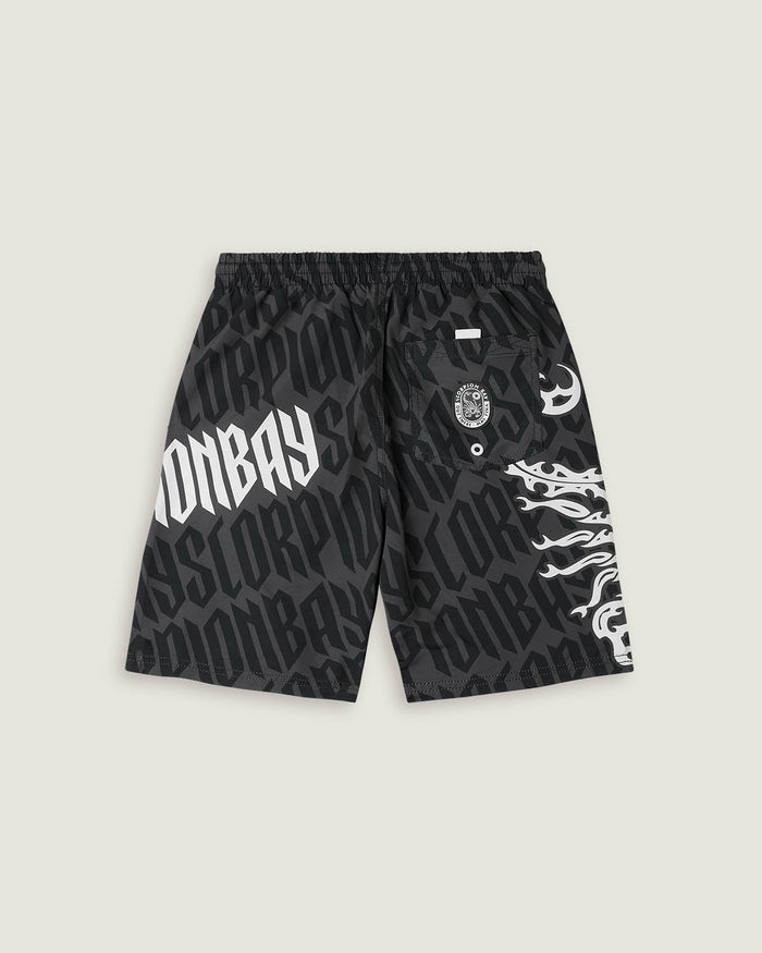 Costume jam con stampa all over "Gothic lettering" bambino - Scorpion Bay