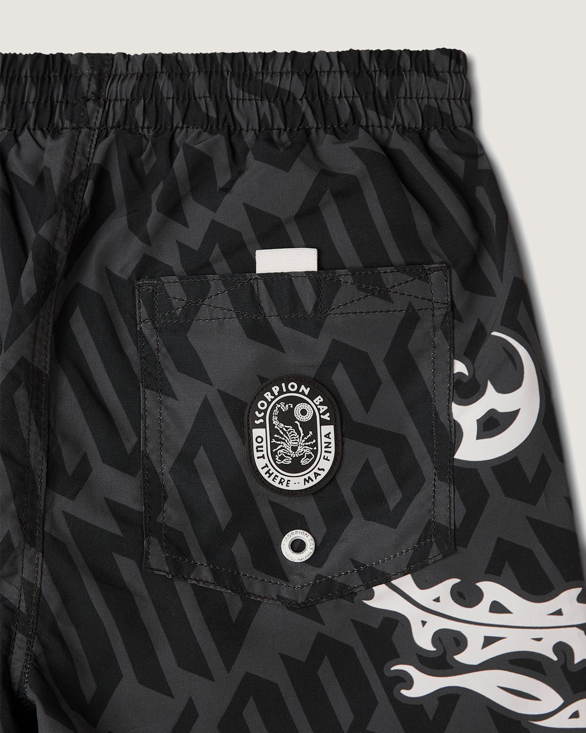 Costume jam con stampa all over "Gothic lettering" bambino - Scorpion Bay