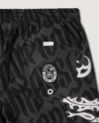 Costume jam con stampa all over "Gothic lettering" bambino - Scorpion Bay
