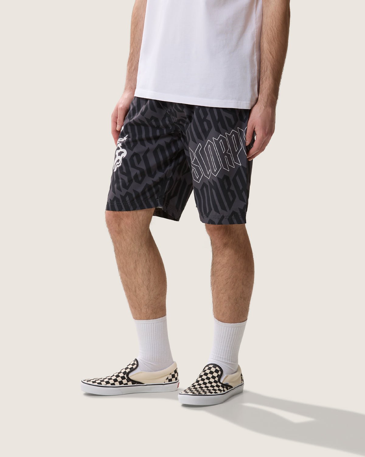 Costume jam con stampa all over "Gothic lettering" uomo - Scorpion Bay