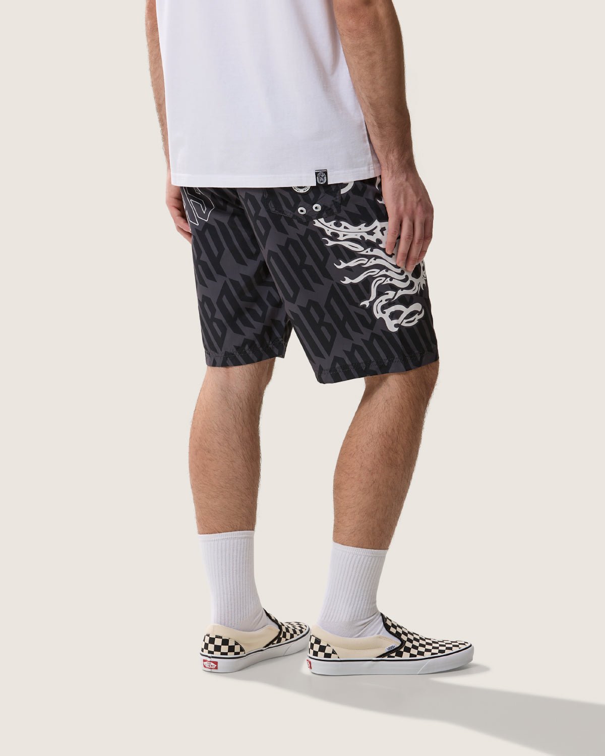 Costume jam con stampa all over "Gothic lettering" uomo - Scorpion Bay