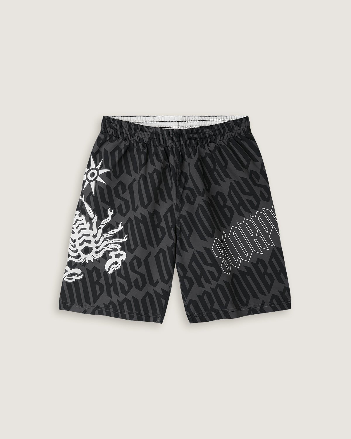 Costume jam con stampa all over "Gothic lettering" uomo - Scorpion Bay