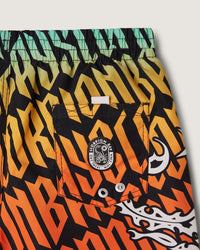 Costume jam con stampa all over "Gothic lettering" uomo - Scorpion Bay