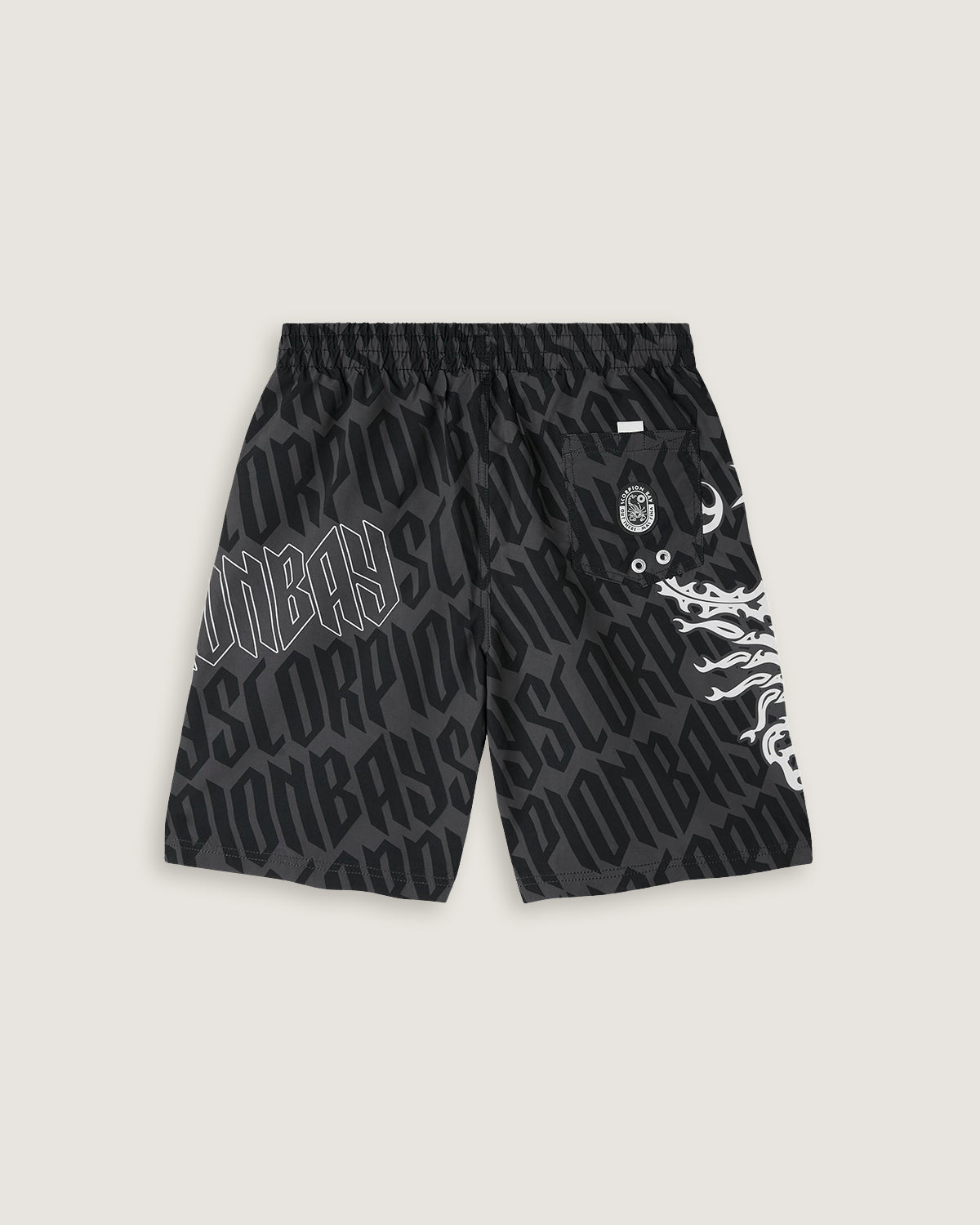 Costume jam con stampa all over "Gothic lettering" uomo - Scorpion Bay