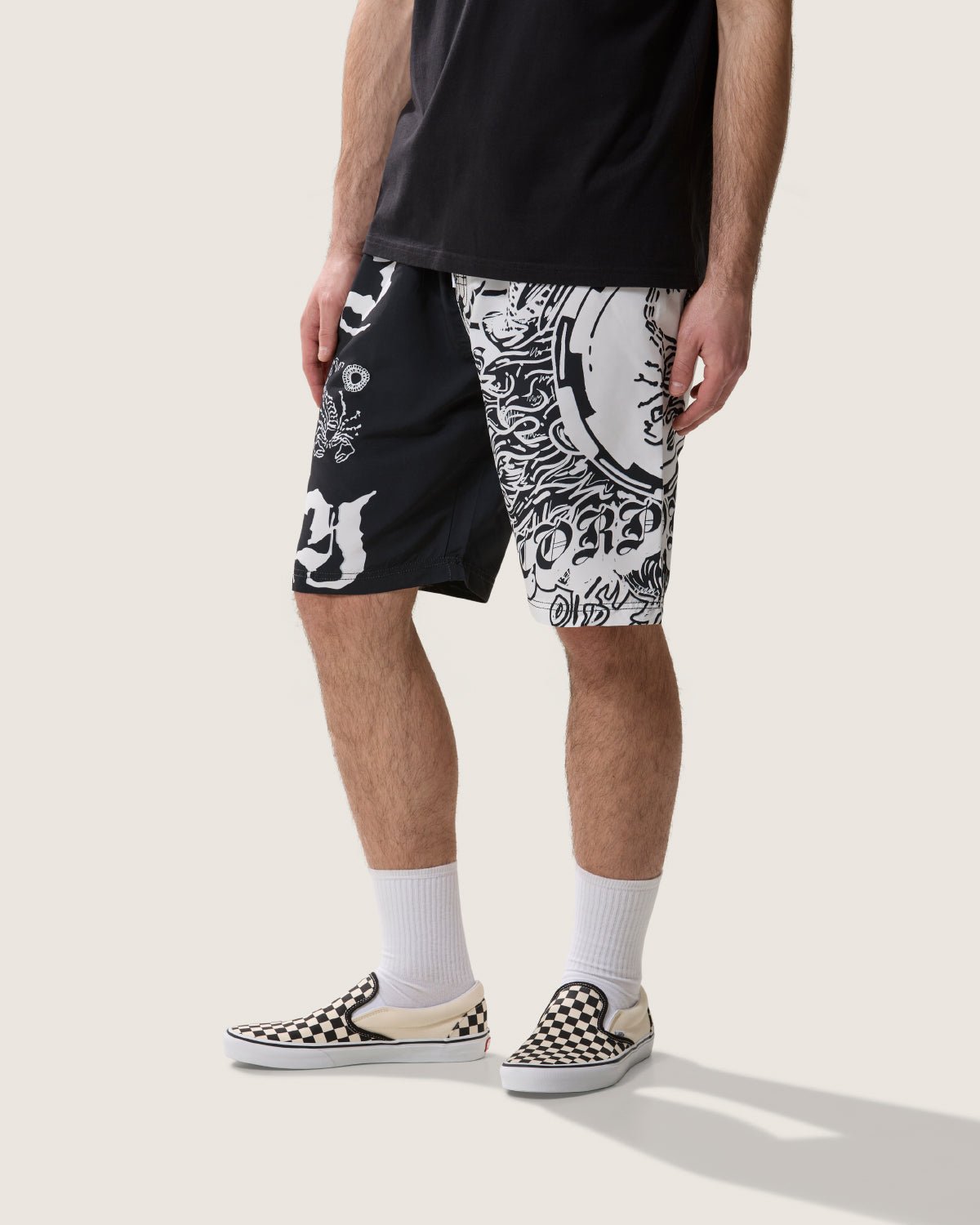 Costume jam con stampa all over "Oniric Skull" uomo - Scorpion Bay