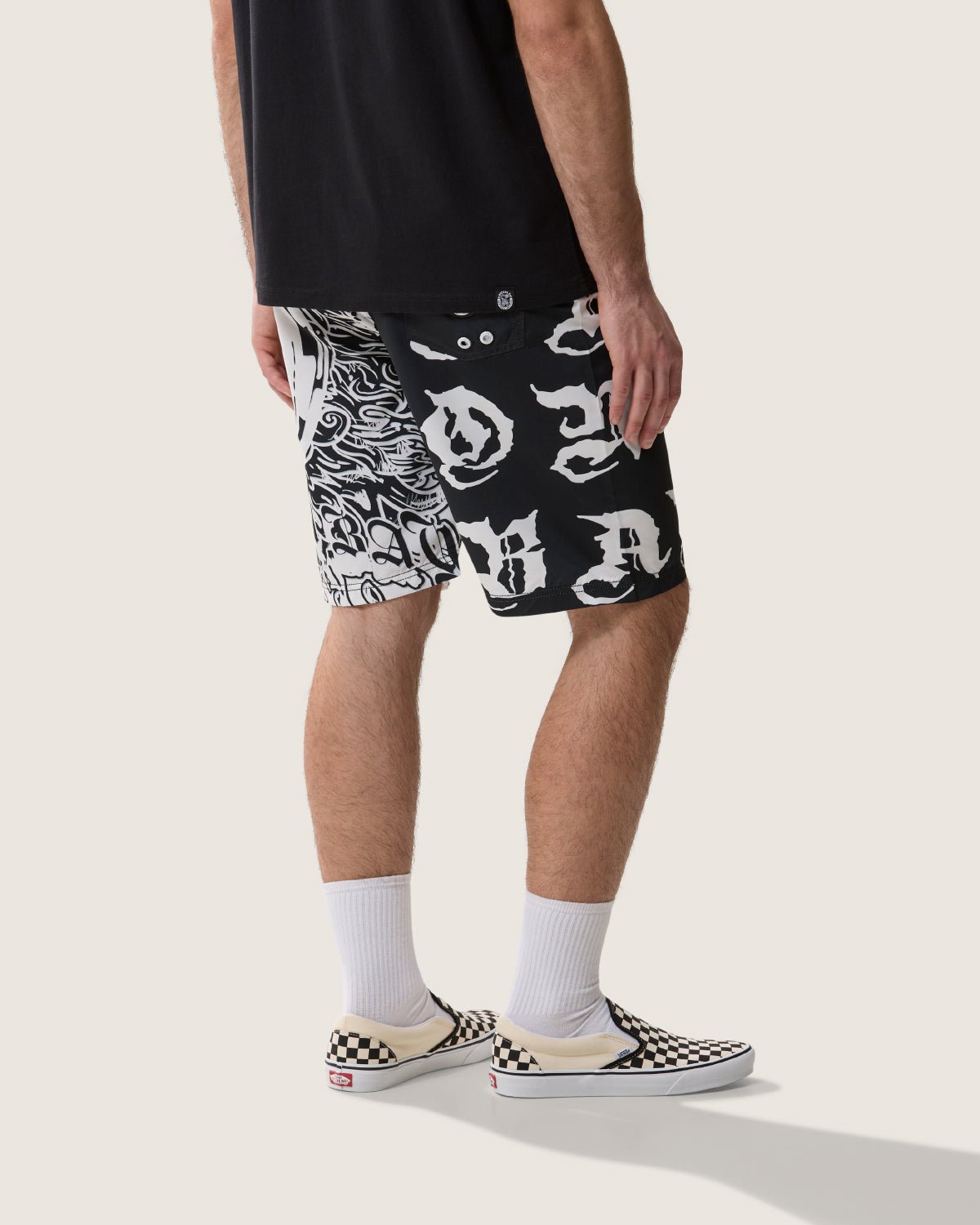 Costume jam con stampa all over "Oniric Skull" uomo - Scorpion Bay