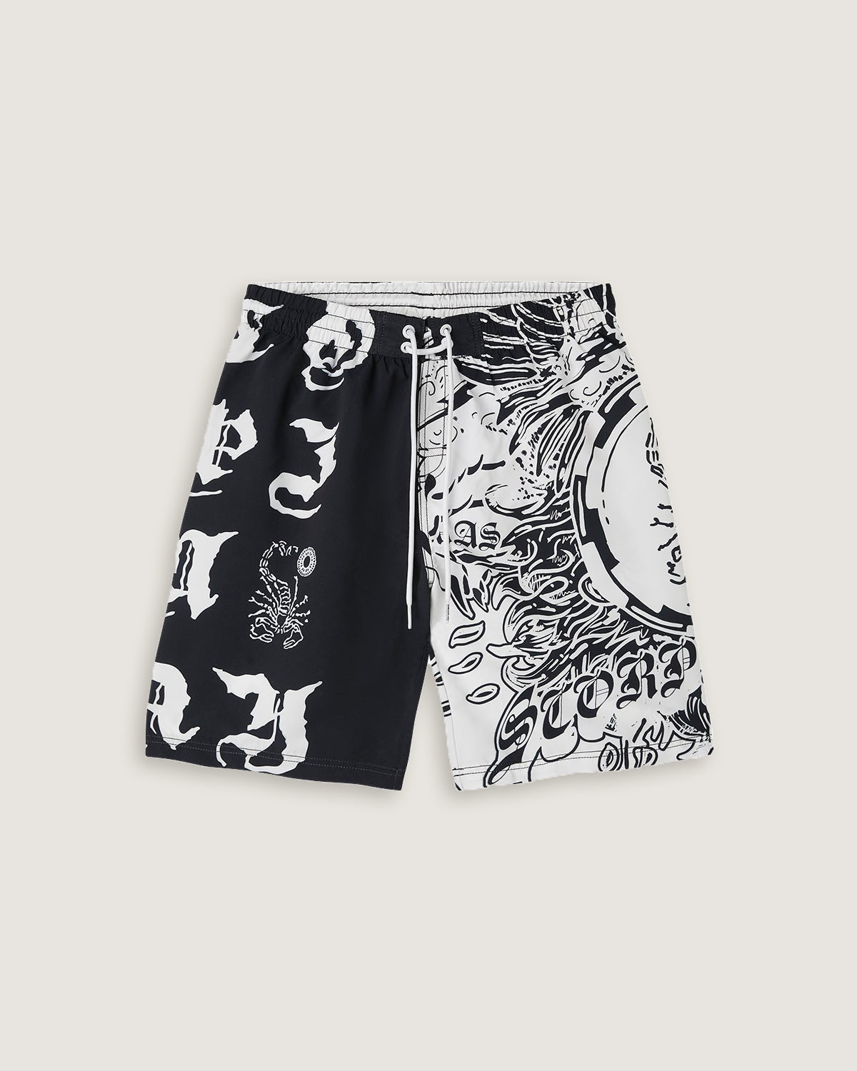 Costume jam con stampa all over "Oniric Skull" uomo - Scorpion Bay