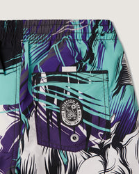 Costume jam stampato all over "Neon Skull" bambino - Scorpion Bay