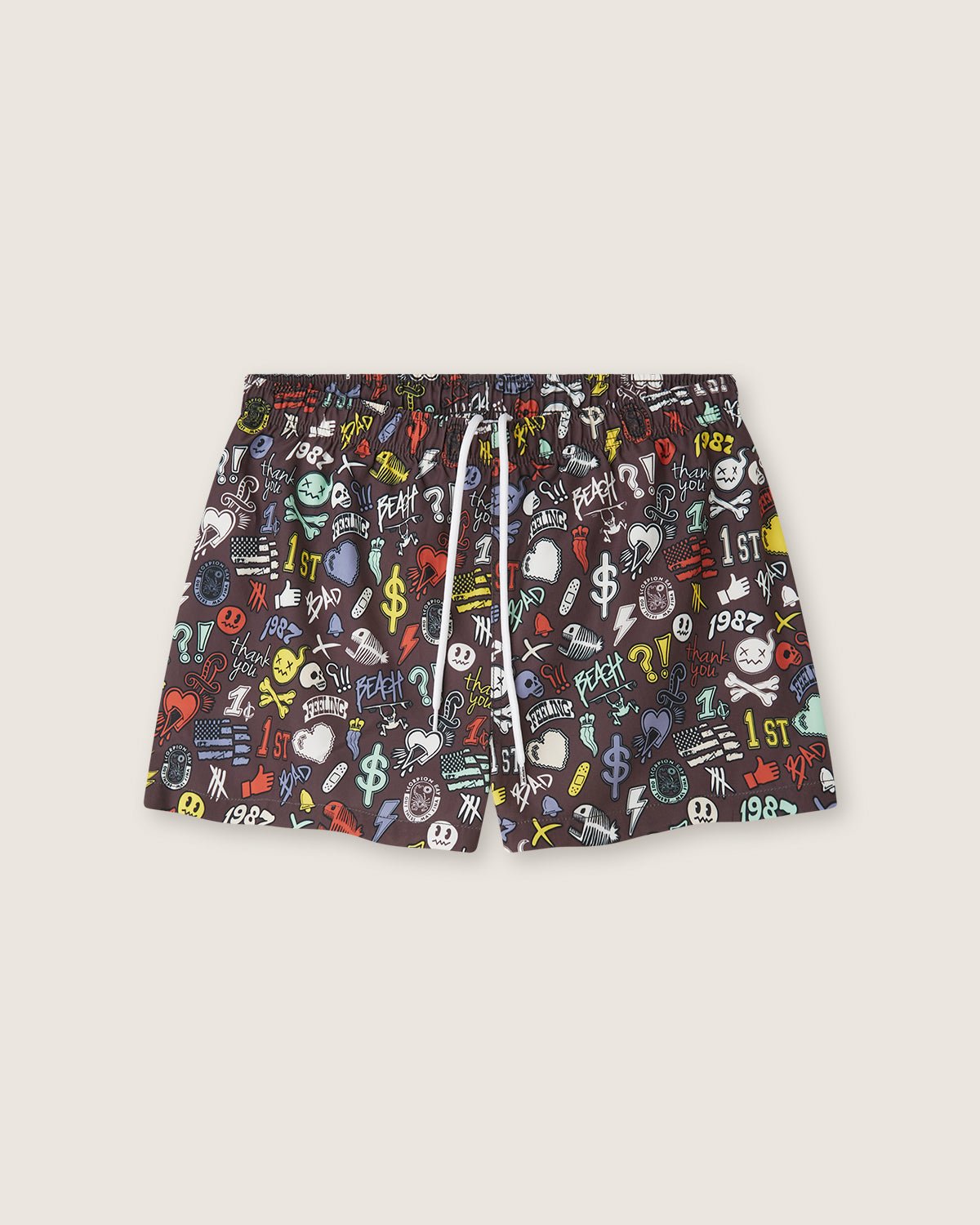Costume volley con stampa "Stickers" uomo - Scorpion Bay